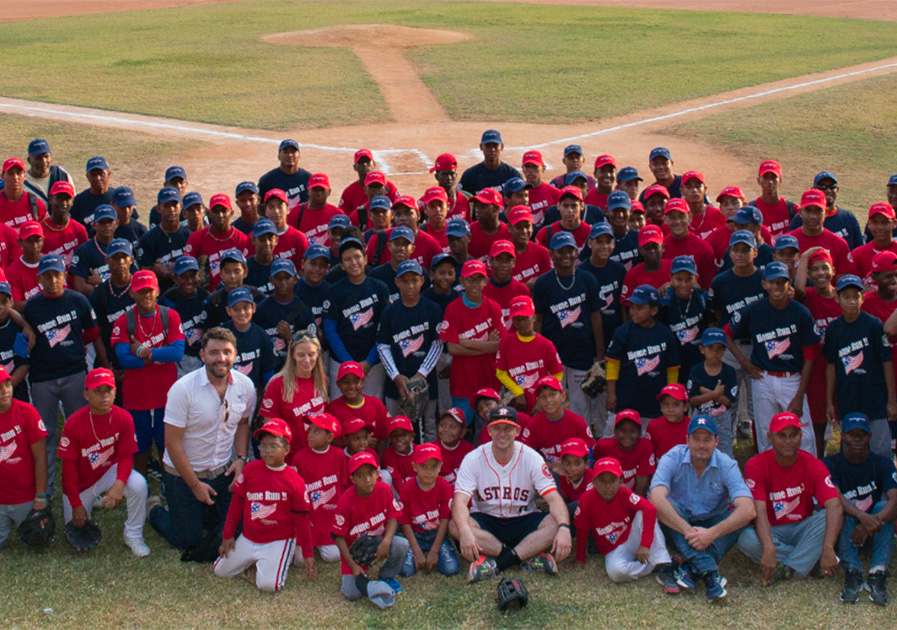 grupo de jugadores de béisbol